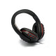 Наушники HQ-Tech SY-870 Black, 2 x Mini jack (3.5 мм), накладные, регулятор громкости, микрофон, каб